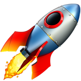 iOS 17.4 Rocket Emoji
